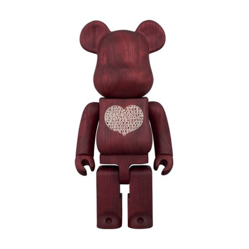 BE@RBRICK カリモク Alexander Girard International Love Heart 400％