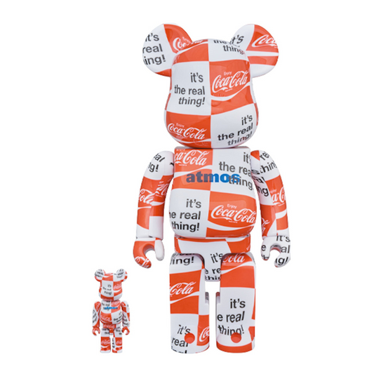 BE@RBRICK Atmos Cola Checkered 400% + 100%