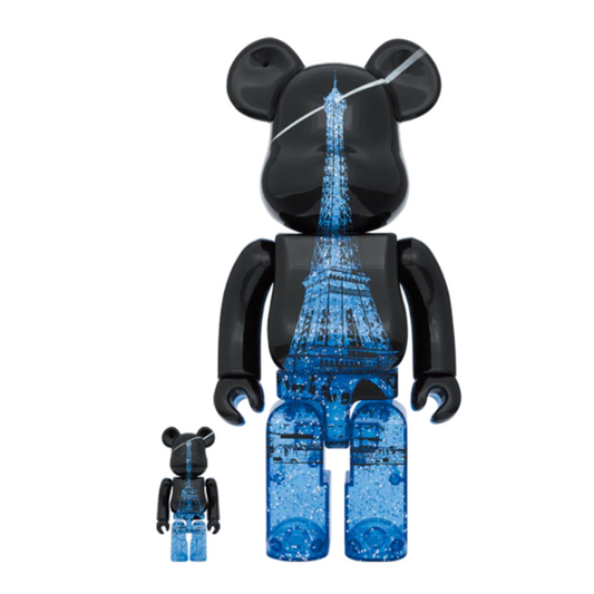 BE@RBRICK Eiffel Tower Sparkling 400% + 100%