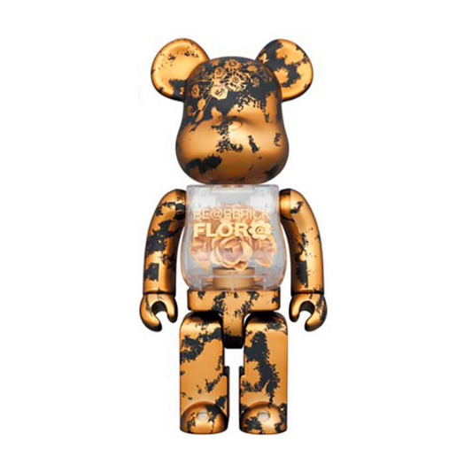 Bearbrick FLOR Gold 400%