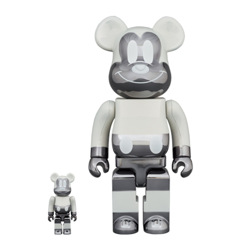 BE@RBRICK Fragment Mickey Mouse 400% + 100%