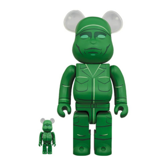 BE@RBRICK Green Army Men Toy Story 400% + 100%