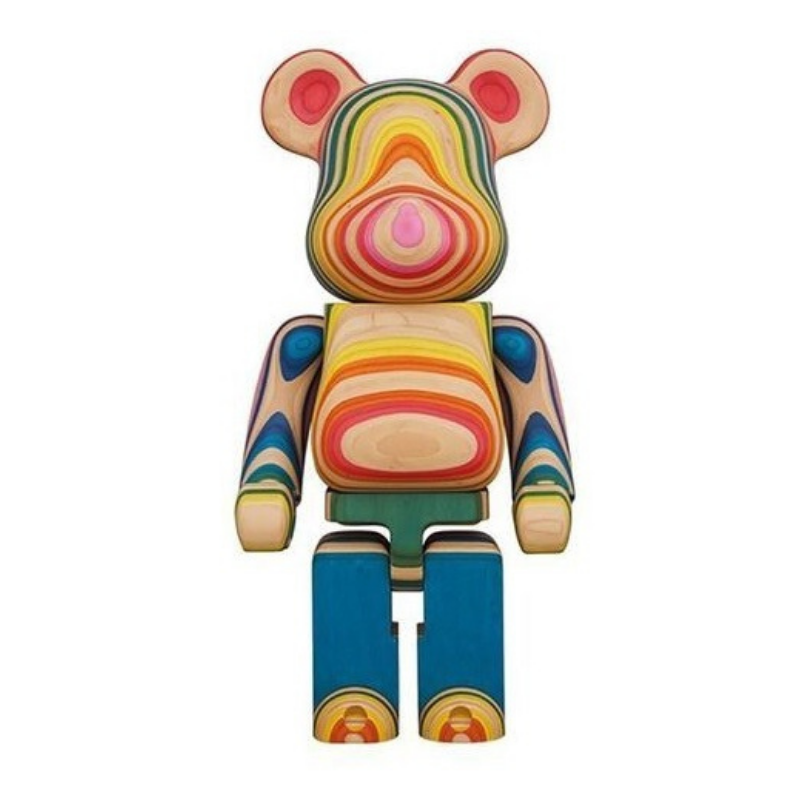 BE@RBRICK Haroshi Karimoku Wood (2021) 400%