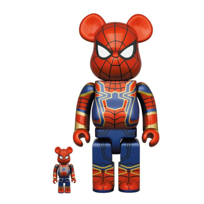 BE@RBRICK Iron Spider Spiderman 400% + 100%