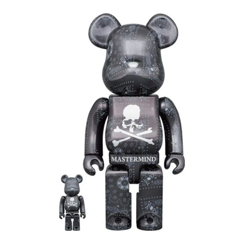 Bearbrick Mastermind World Bandana 400% + 100%