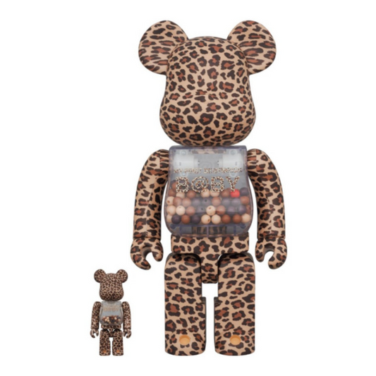 Bearbrick My First Baby Leopard Ver. 400% + 100%