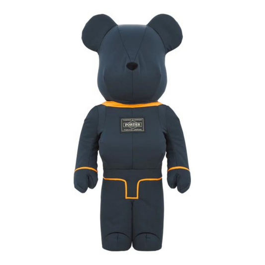 Bearbrick Porter Tanker Iron Blue 1000%