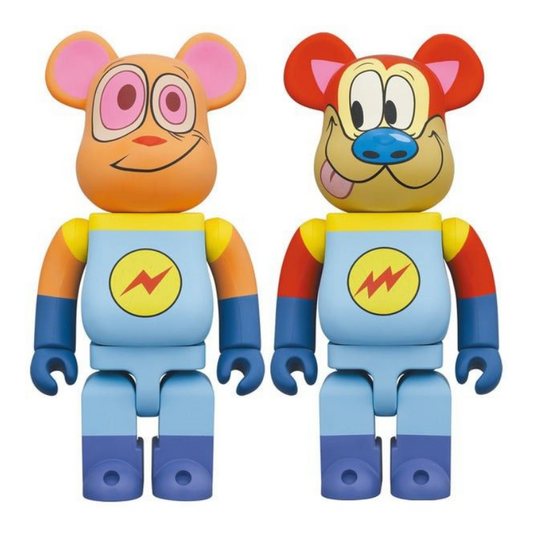 Bearbrick Ren and Stimpy 400%