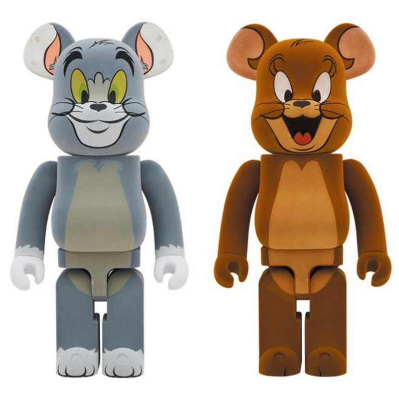 Bearbrick Tom and Jerry Flocky 1000%