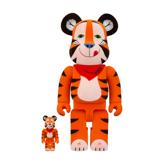 BE@RBRICK Tony The Tiger VINTAGE FLOCKY Ver. 400％ & 100％