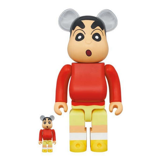 Bearbrick Crayon Shin-Chan 400% + 100%