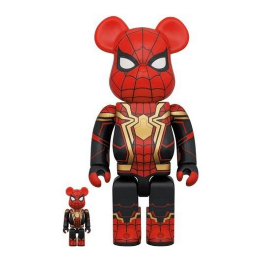 Bearbrick Spider-Man Intergrated Suit 400% + 100%